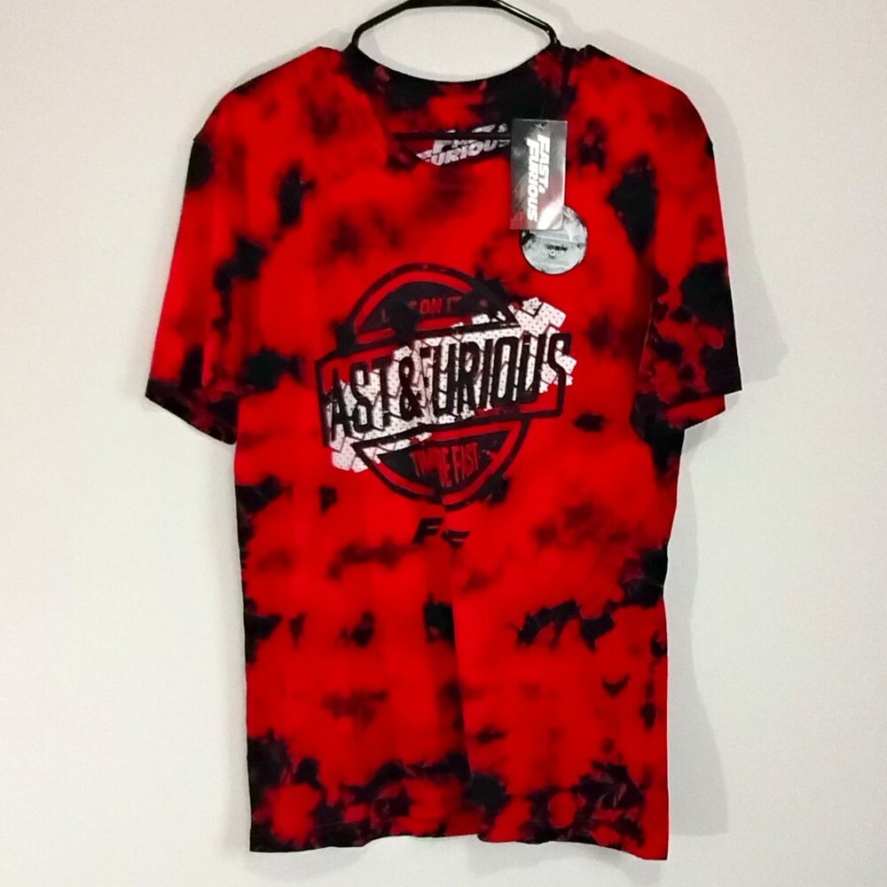 Fast & Furious Unique Garment Tie Die T-Shirt Size Adult M BNWT!!